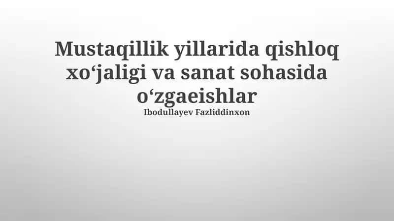 Xalq amaliy sanʼatining rivojlanishi