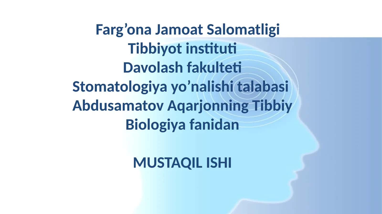 Parazit salomatligi