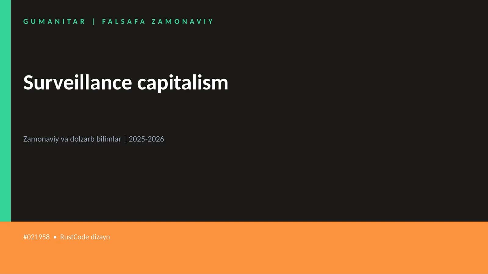 Surveillance capitalism