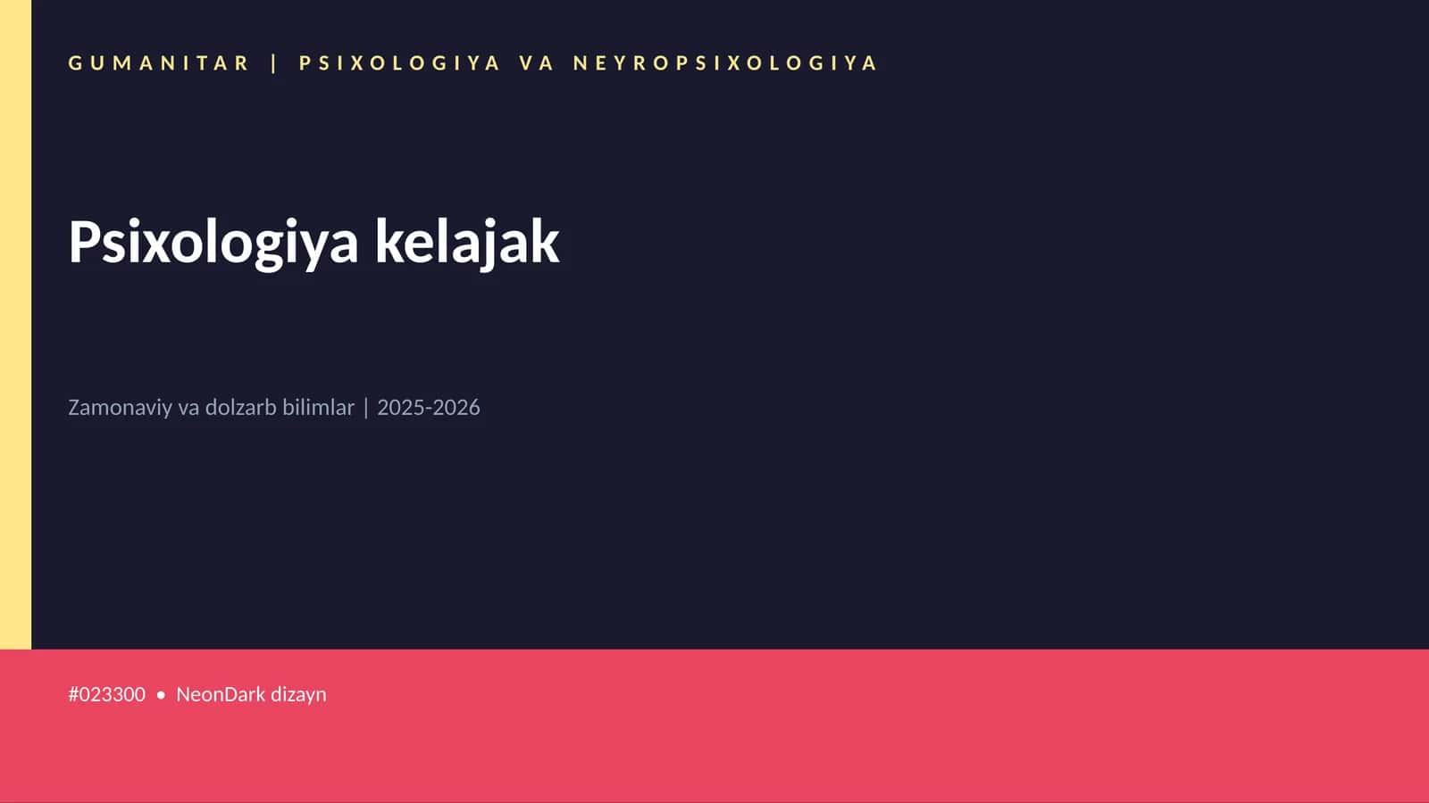 Psixologiya kelajak