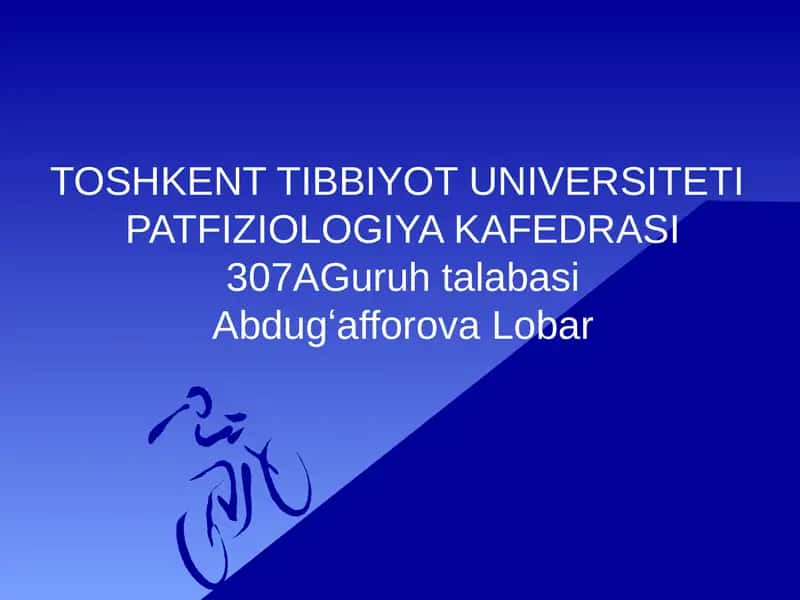 Umumiy Adaptatsion Sindrom: Patofiziologik Aspektlar