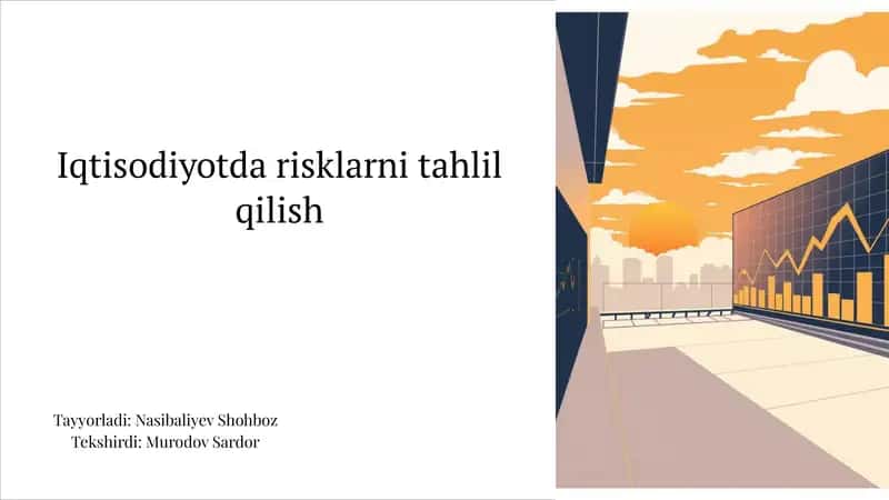 Risklarni tahlil qilish