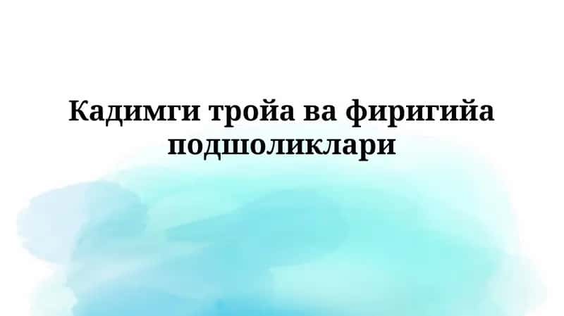 Frigiya Jamiyati va Madaniyati