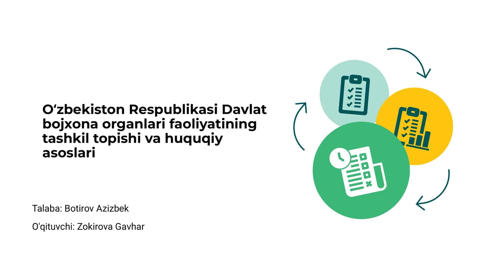 O‘zbekiston Respublikasi Davlat bojxona organlari faoliyatining tashkil topishi va huquqiy asoslari