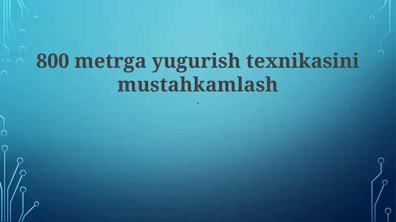 Yurish texnikasi