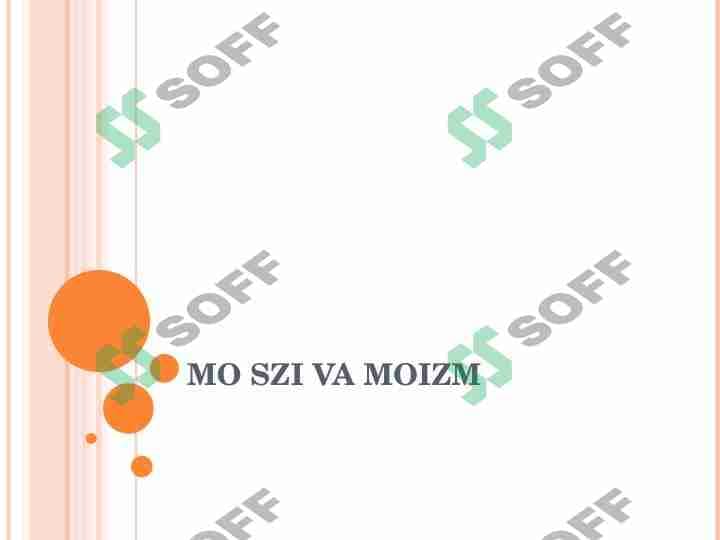 Мо Szi va moizm