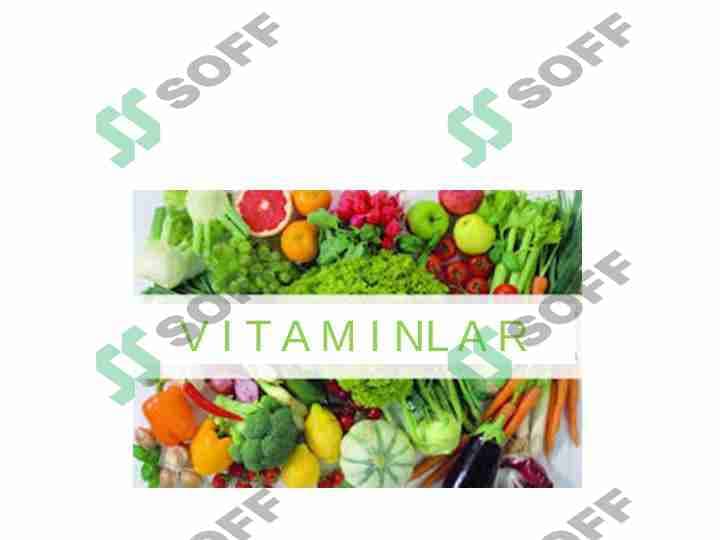 Vitaminlar