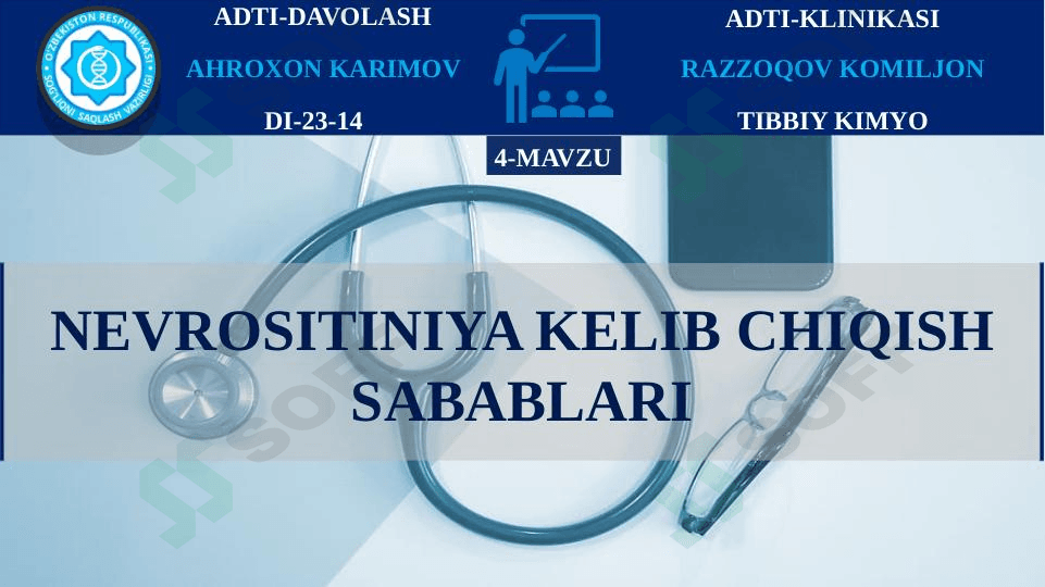 NEVROSITINIYA KELIB CHIQISH SABABLARI