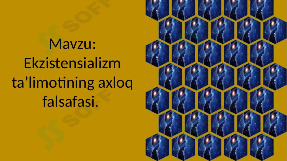 Ekzistensializm ta’limotining axloq falsafasi