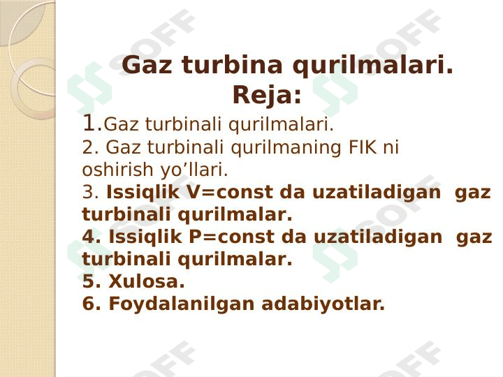 Gaz turbina qurilmalari