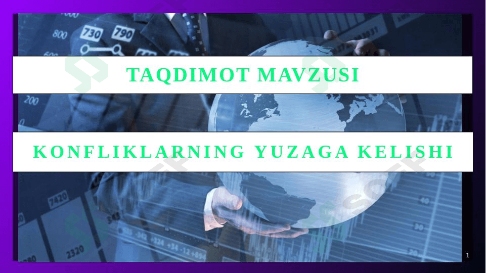 Konfliklarning yuzaga kelishi