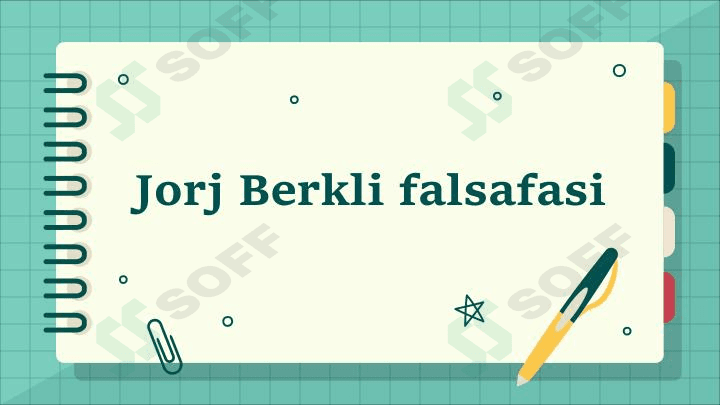 Jorj Berkli falsafasi