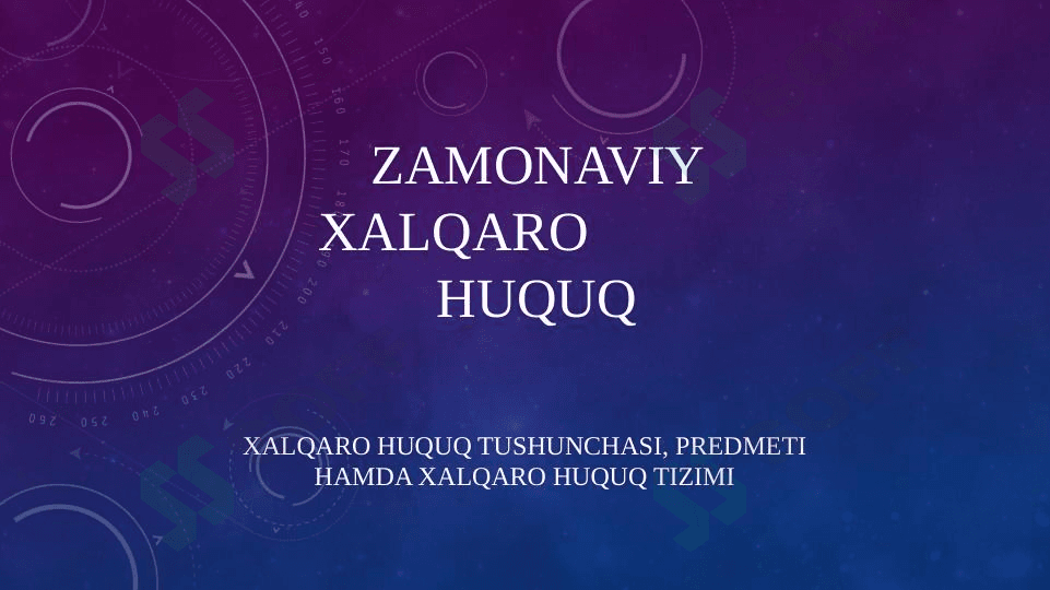 Xalqaro huquq