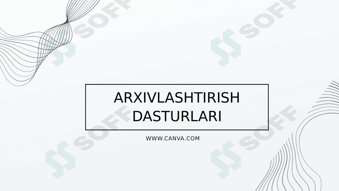 Arxivlashtirish dasturlari