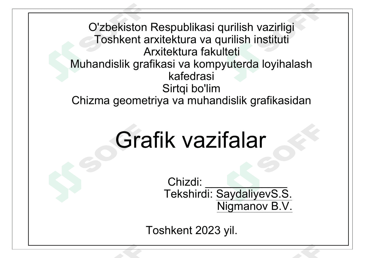 Chizma chizish