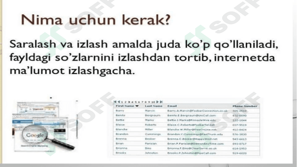 Saralash algoritmlari