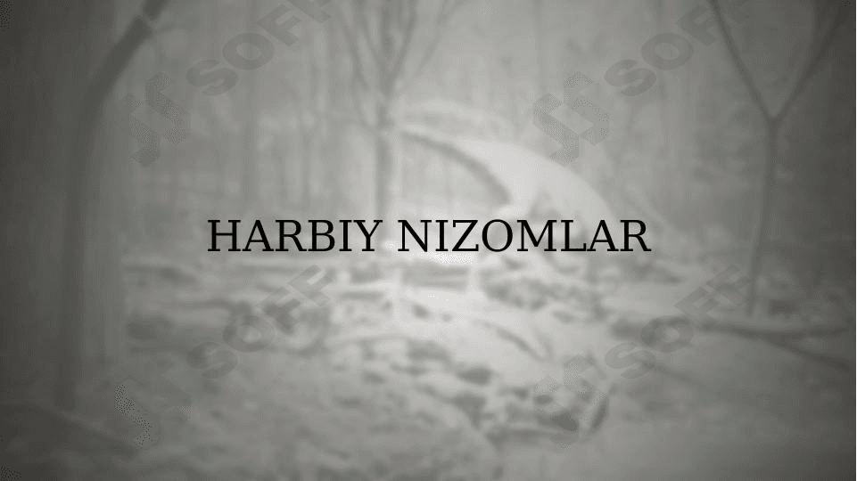HARBIY NIZOMLAR