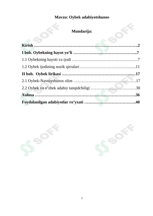 Oybek adabiyotshunos