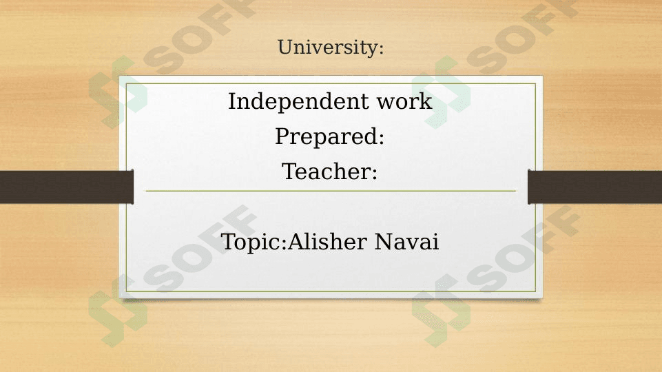 Alisher Navai