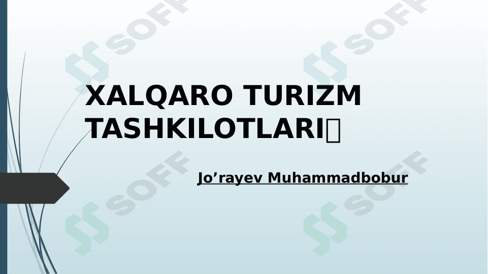 Xalqaro turizm tashkilotlari