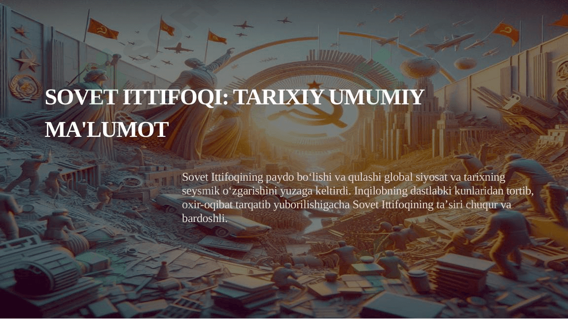 SSR ning Inqirozi