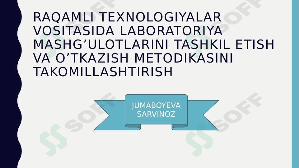 Raqamli texnologiyalar