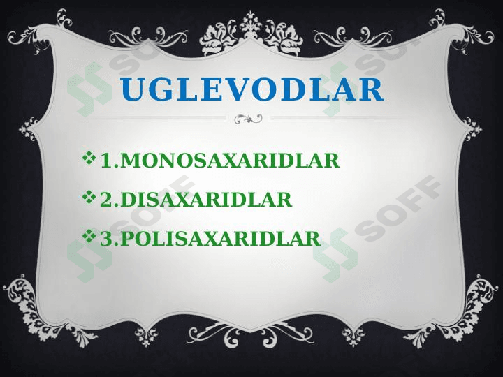 UGLEVODLAR