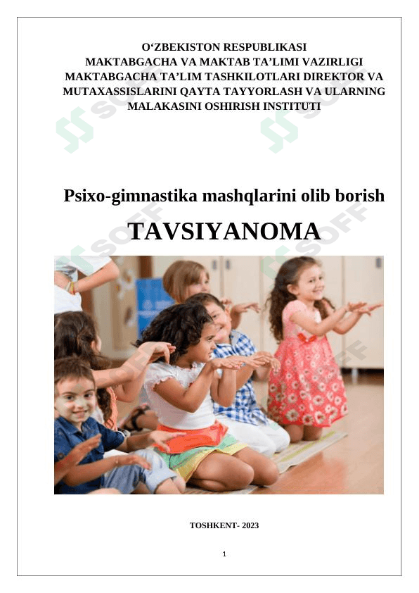 Psixo-gimnastika mashqlarini olib borish