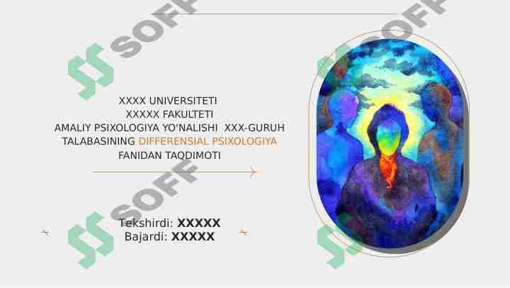 SHAXSNING INDIVIDUAL TIPOLOGIK XUSUSIYATLARI
