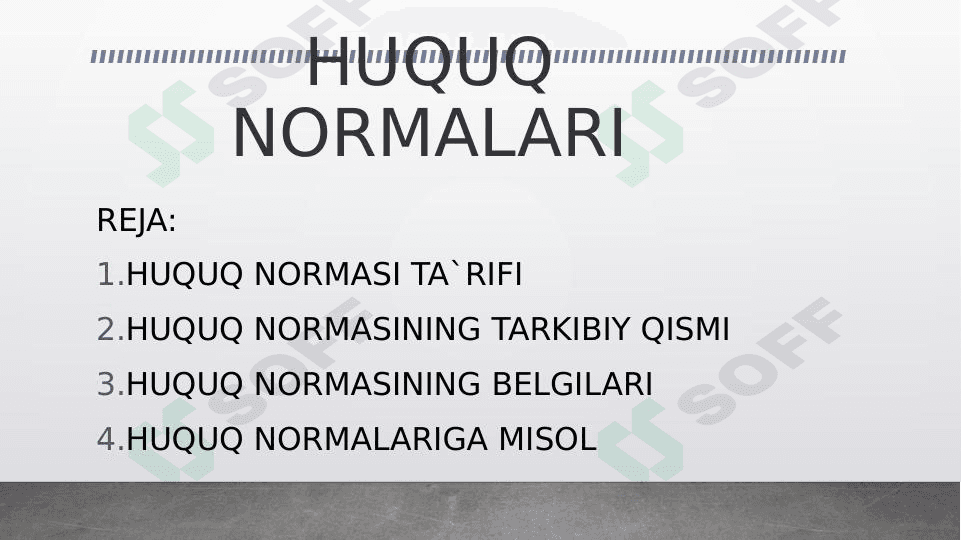 huquq normalari