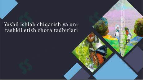 Yashil iqtisodiyot, Green Economy