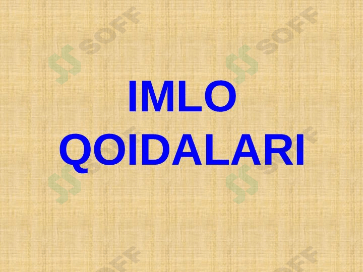 IMLO QOIDALARI