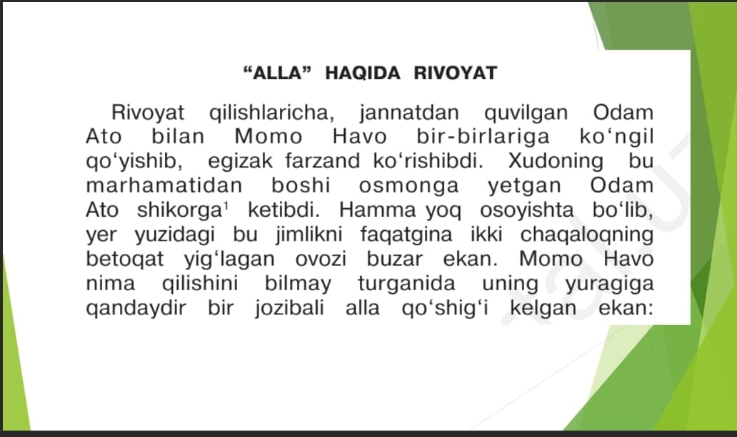 Xalq qo'shiqlari adabiy qo'shiqlar ularning ijro xususiyati