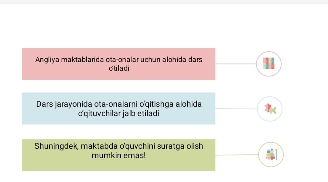 Angliya taʼlim tizimi taqdimot