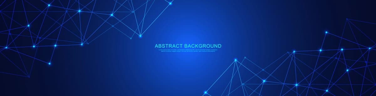 Mavhum geometrik fon bilan veb-sayt sarlavhali banner dizayni | Website header banner design with abstract geometric background