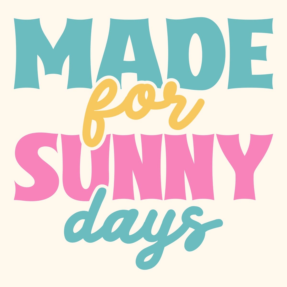 Quyoshli kunlar uchun kulgili vintage tropik yozgi ta'til futbolkalari dizayni | Made sunny days funny vintage tropical summer vacation tshirt design