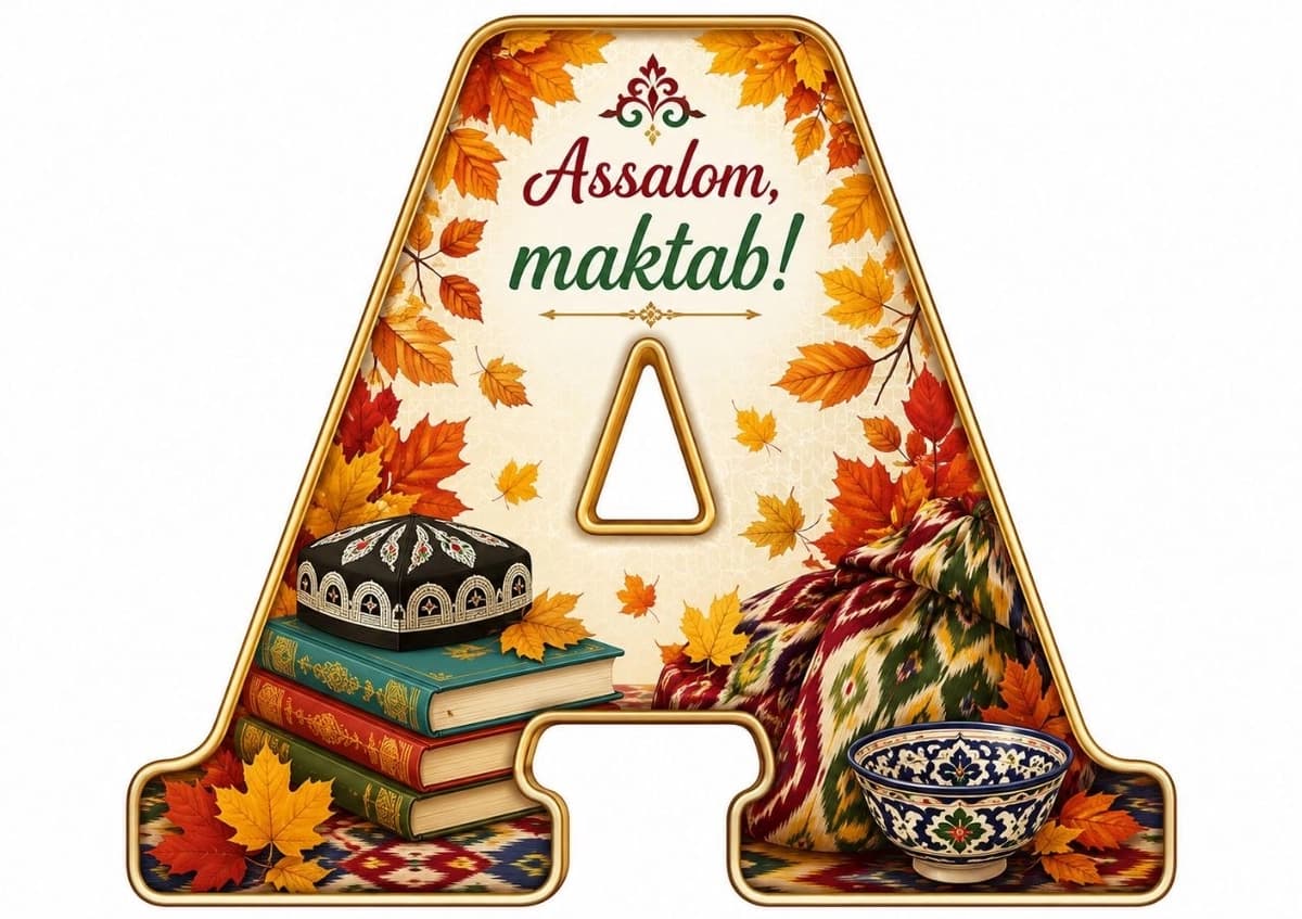 Assalom maktab yozuvi