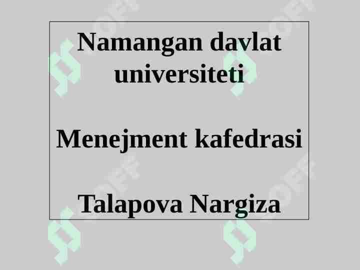Rasmiy uchrashuvlar va ularni tashkil etish