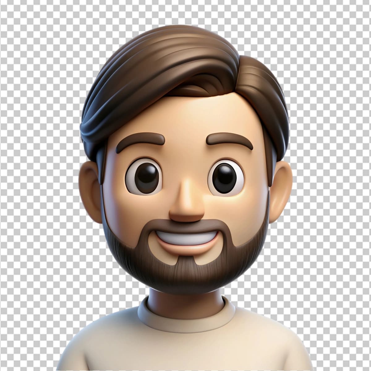 3D memoji odam shaffof fon | 3d memoji man transparent background