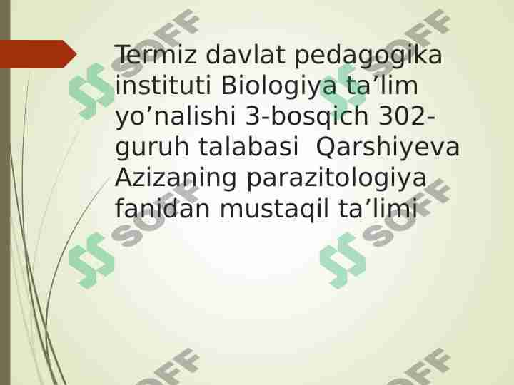 MIKSOSPORIDIYALAR (MYXOSPORIDIA) TIPI