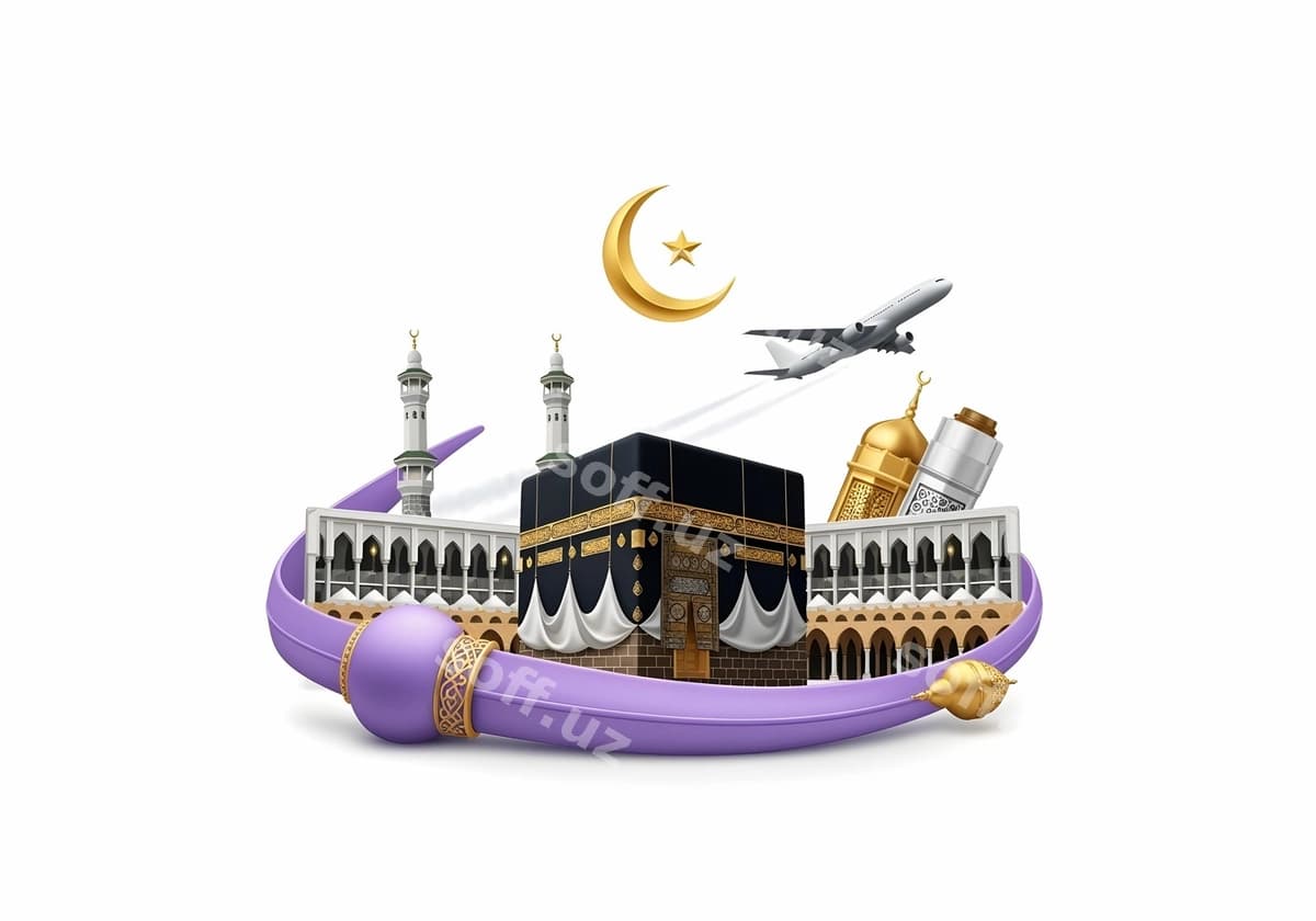 3d karton kaaba islom ramzlari | 3d cartoon kaaba islamic symbols