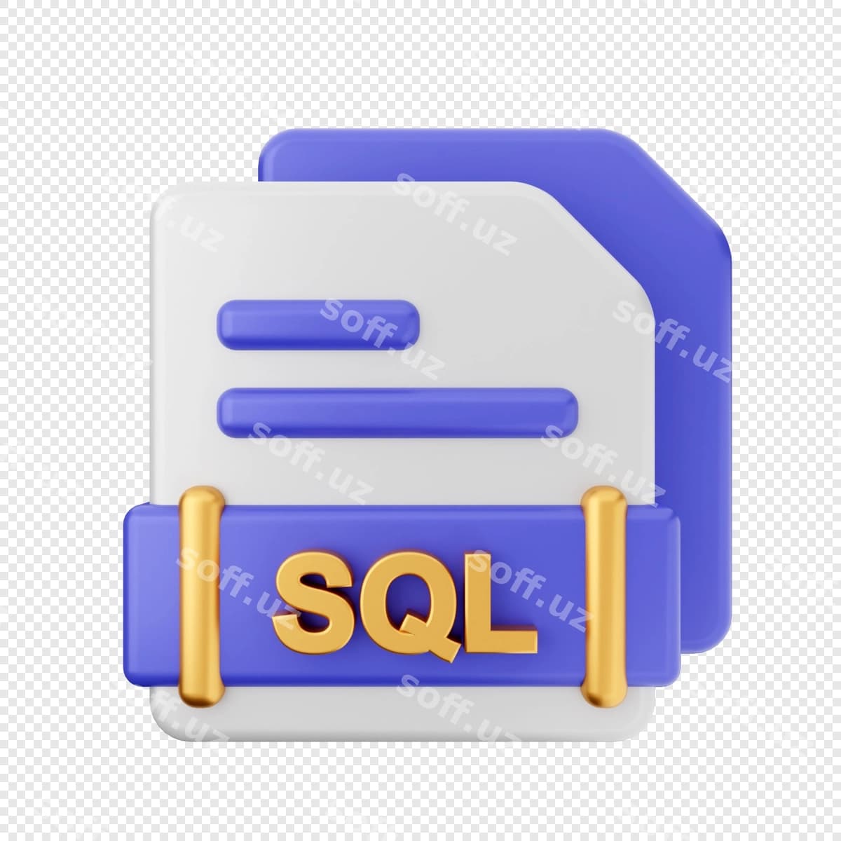 3d fayl formati ikonka illustratsiya render | 3d file format icon illustration render