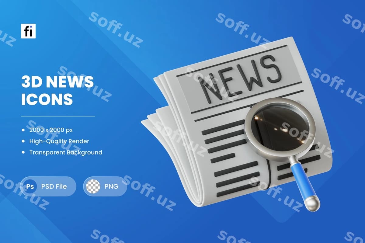 3d illustratsiya yangiliklar tadqiqot gazetasi | 3d illustration news research newspaper