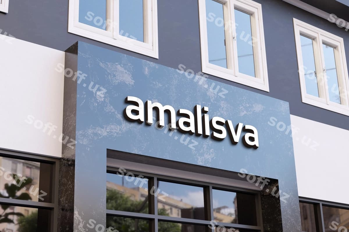 3 o'lchovli logo namunasi marmar devor bino | 3d logo mockup marble wall building