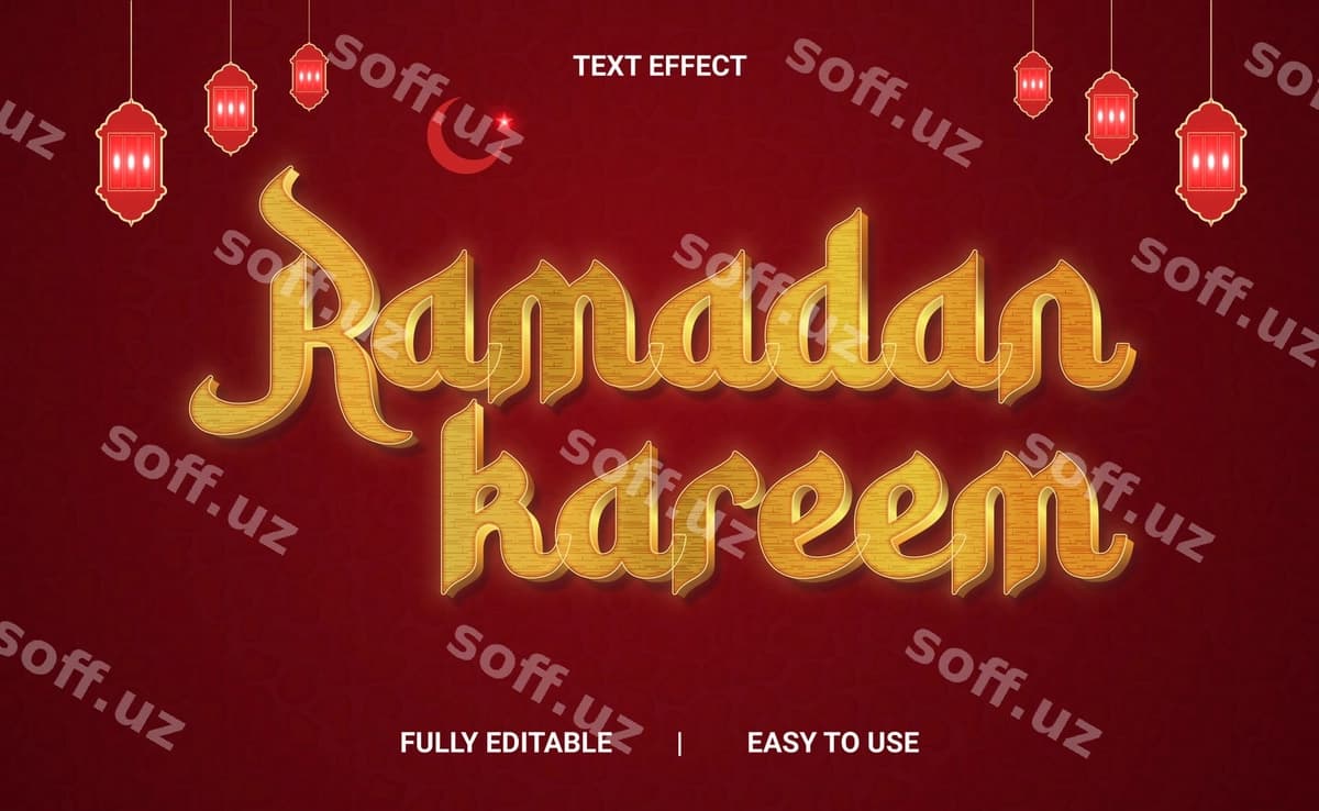 3d matn effekti to'liq tahrirlangan | 3d text effect fully editable