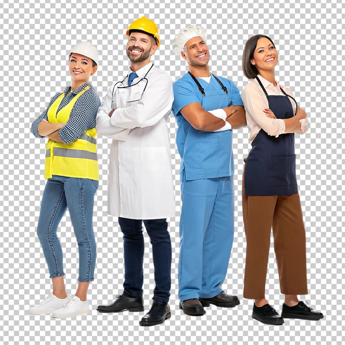 Texnik erkak avtomexanik zamonaviy avto ta'mirlash ustaxonasida qo'llarini kesib o'tdi | Technician male auto mechanic crossed arms modern auto repair shop