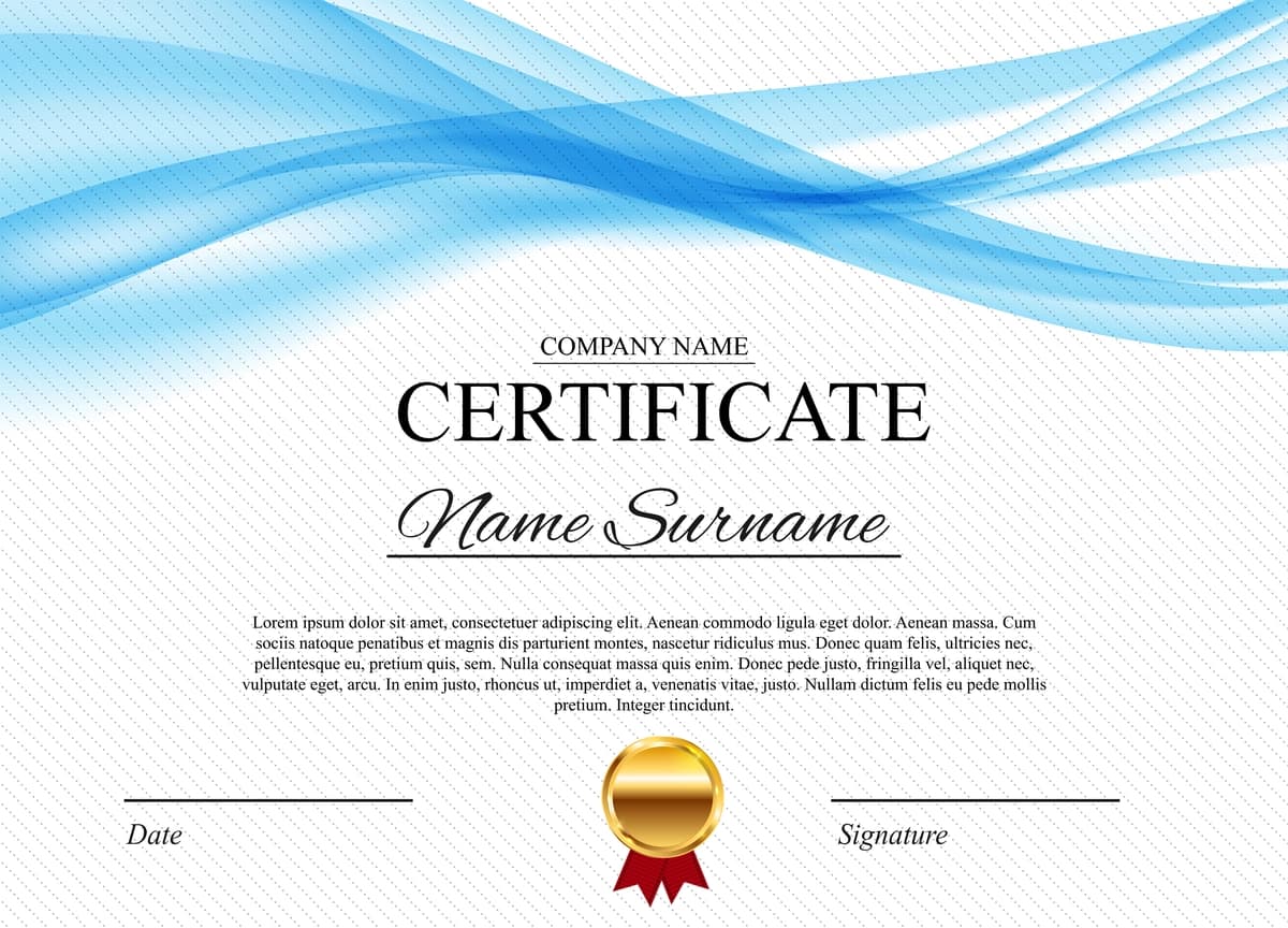 Sertifikat mukofoti diplom shabloni | Certificate award diploma template