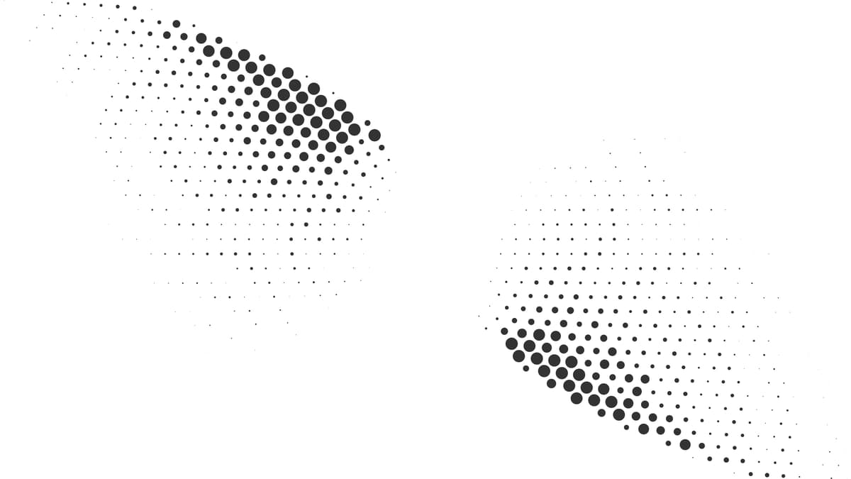 Mavhum yarim rangli nuqtali aylanmalar | Abstract halftone dot swirls