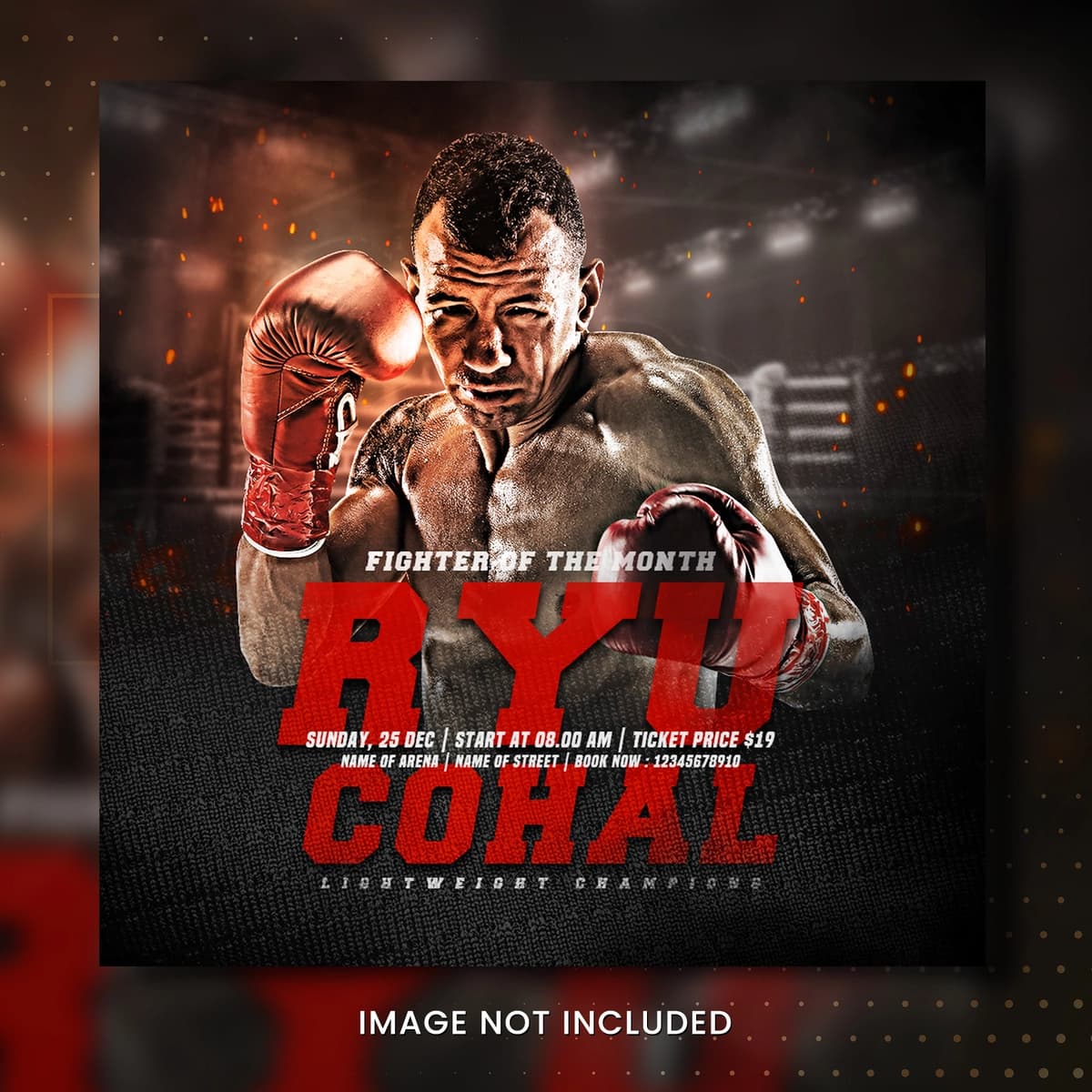 Boks bo'yicha poster jangi jangchilar oyi deb nomlandi | Poster boxing match called fighters month