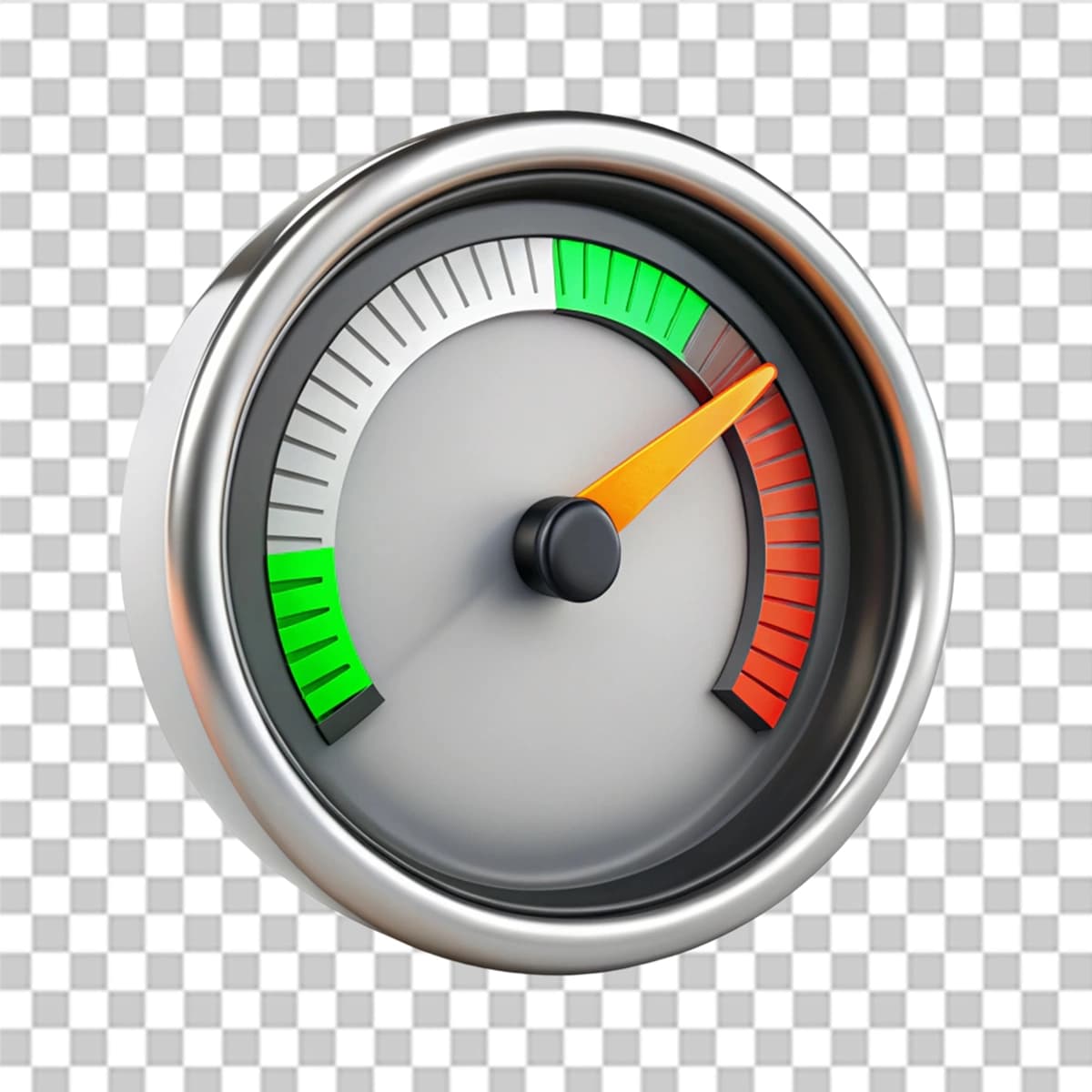 Taxometr 3D belgisi izolyatsiyalangan shaffof fon | Tachometer 3d icon isolated transparent background